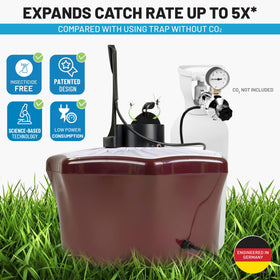 Biogents catch bags and funnel net simplify outdoor capture