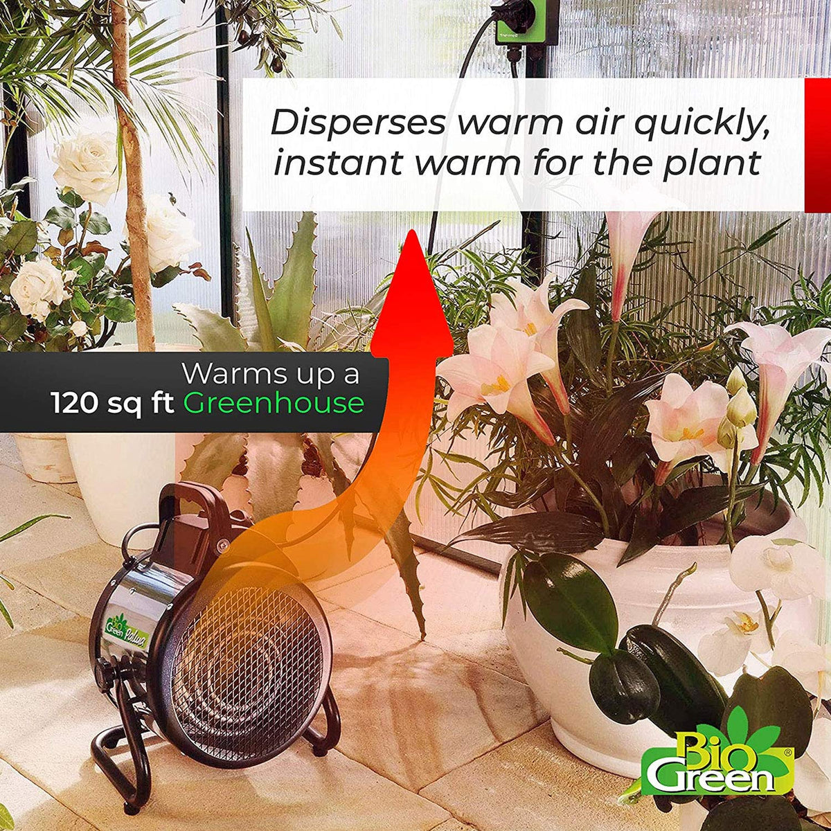 Bio Green Palma in greenhouse use for year-round comfort