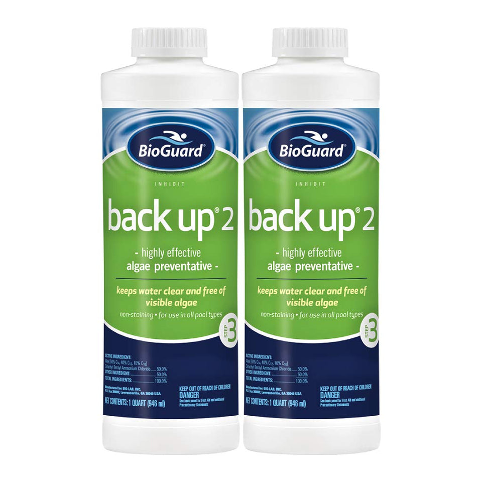 BioGuard Back Up 2-Qt two-pack front view for easy shopping.