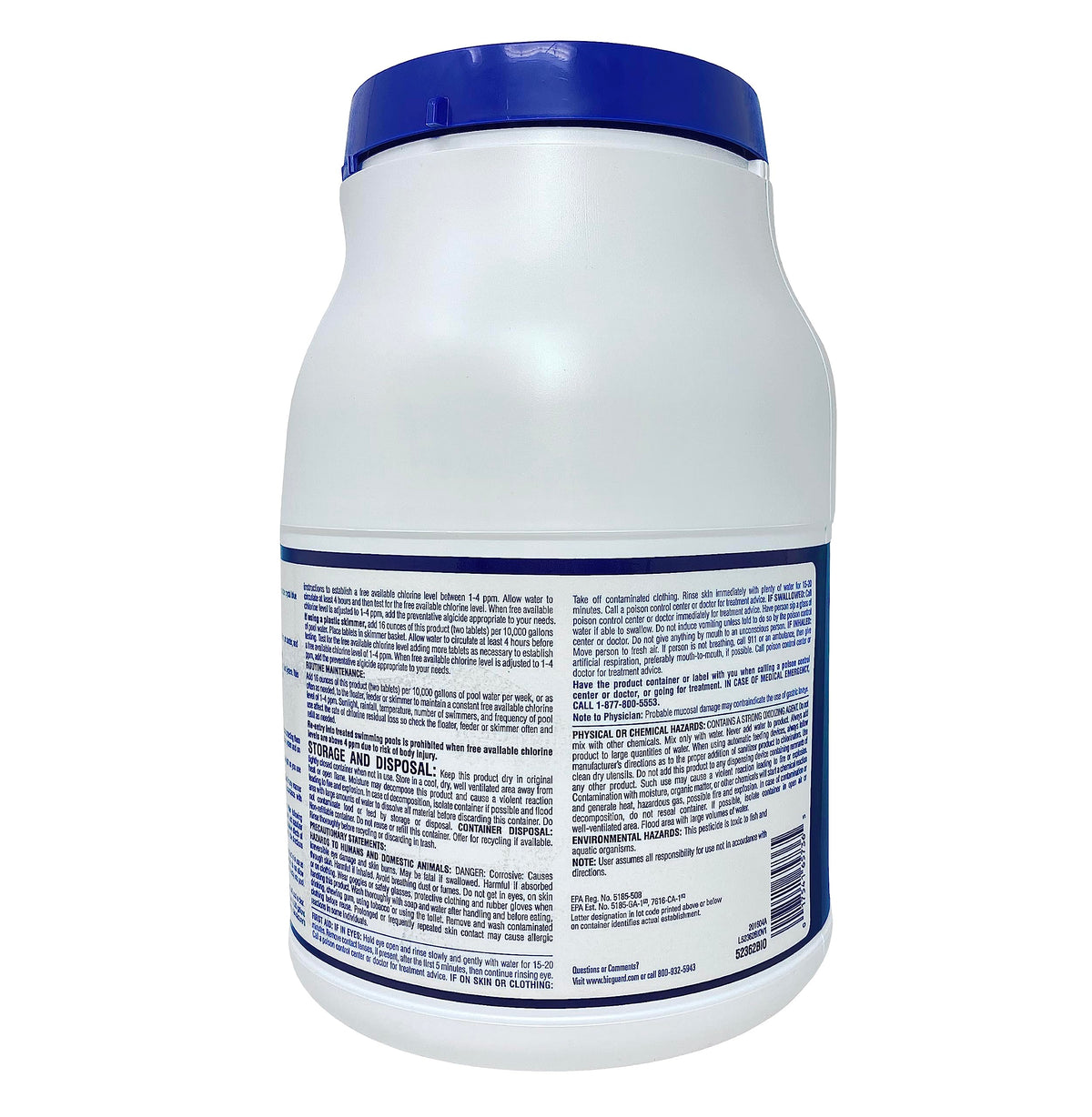 BioGuard SilkGuard soft-water effect delivers a smoother feel.