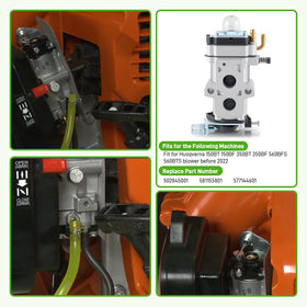 BioLion carburetor cover for secure, durable installation.