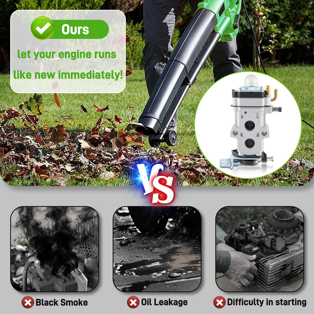BioLion spark plug ensures reliable ignition under load.