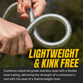 BIONIC STEEL kink-free coil illustrates memoryless storage