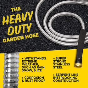 Bionic Steel Pro 75ft hose kink-free design delivering smooth water flow.