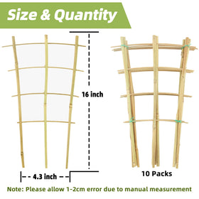 Biotolot easy-install garden trellis enhances pot-grown vines