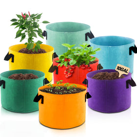 Biotolot seven-colors grow bags set shown for vibrant garden options and easy planning