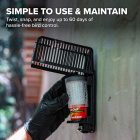 Easy patio setup with vertical mounting for seamless integration.