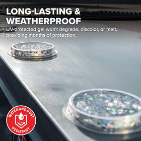 Bird B Gone Spectrum V holographic easy-install dish simplifies placement on rooftops.