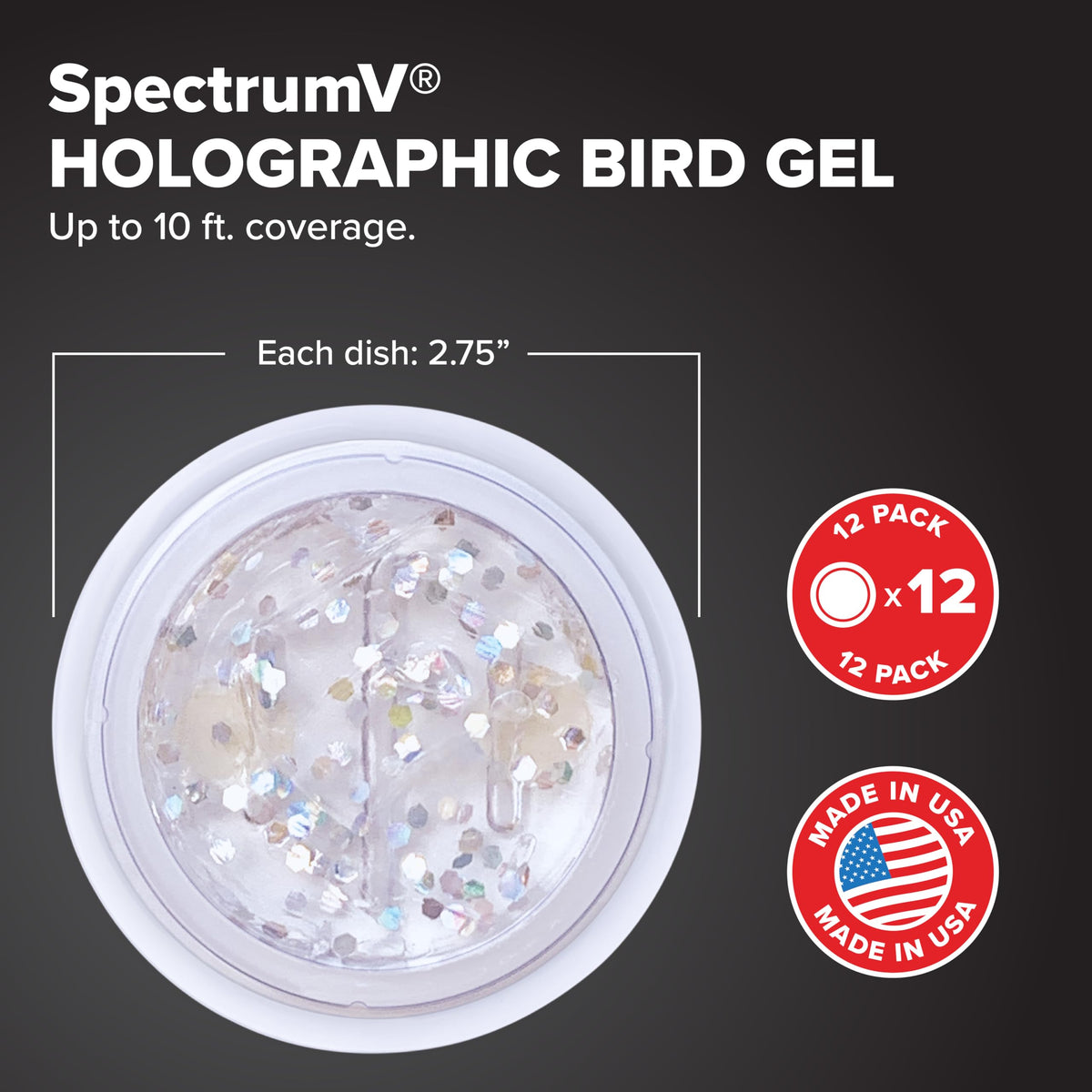 Bird B Gone Spectrum V holographic edge protection guards ledges and balcony perimeters.