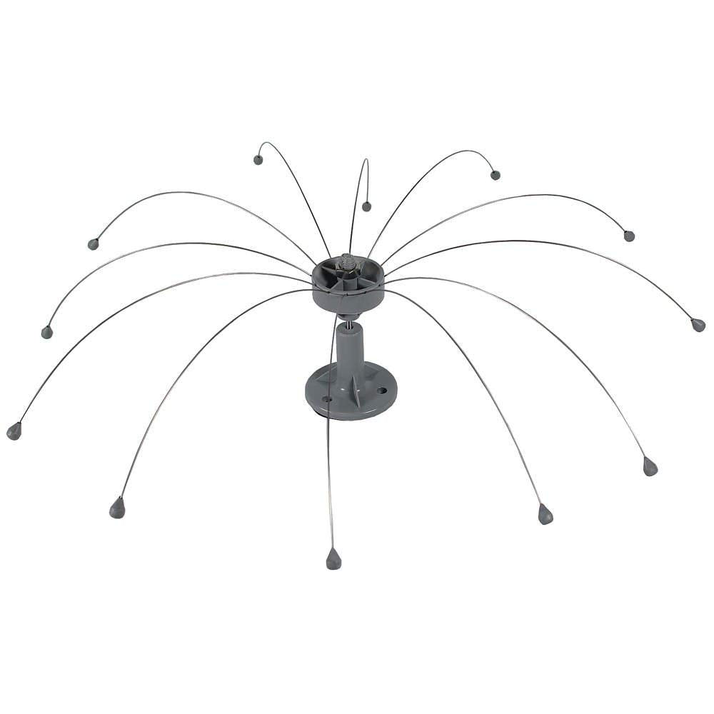 Bird Barrier Daddi Long Legs 4 ft deterrent on rooftops deters perching birds.