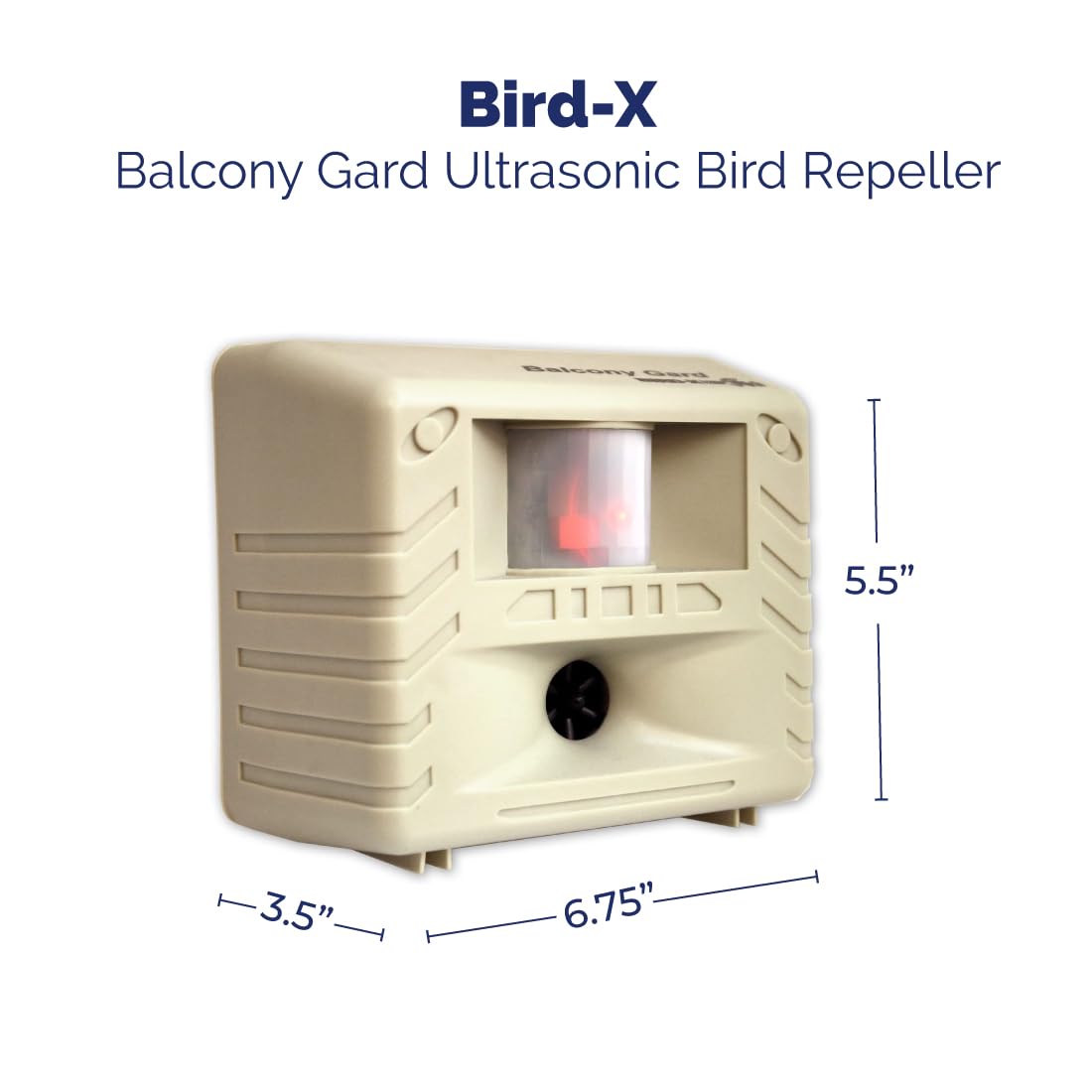 Bird-X Balcony Gard motion-sensor mode activates as birds approach.