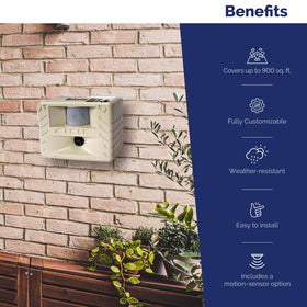Bird-X Balcony Gard weather-resistant casing for outdoor use.
