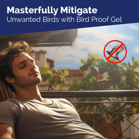 Bird-X Bird Proof Gel near air conditioner areas reduces droppings