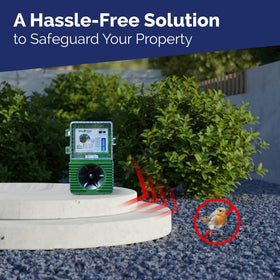 Bird-X BirdXPeller Pro installation hardware aids fast setup.
