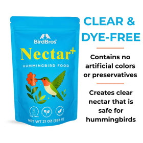 BirdBros easy-mix scoop blends with water for any feeder.