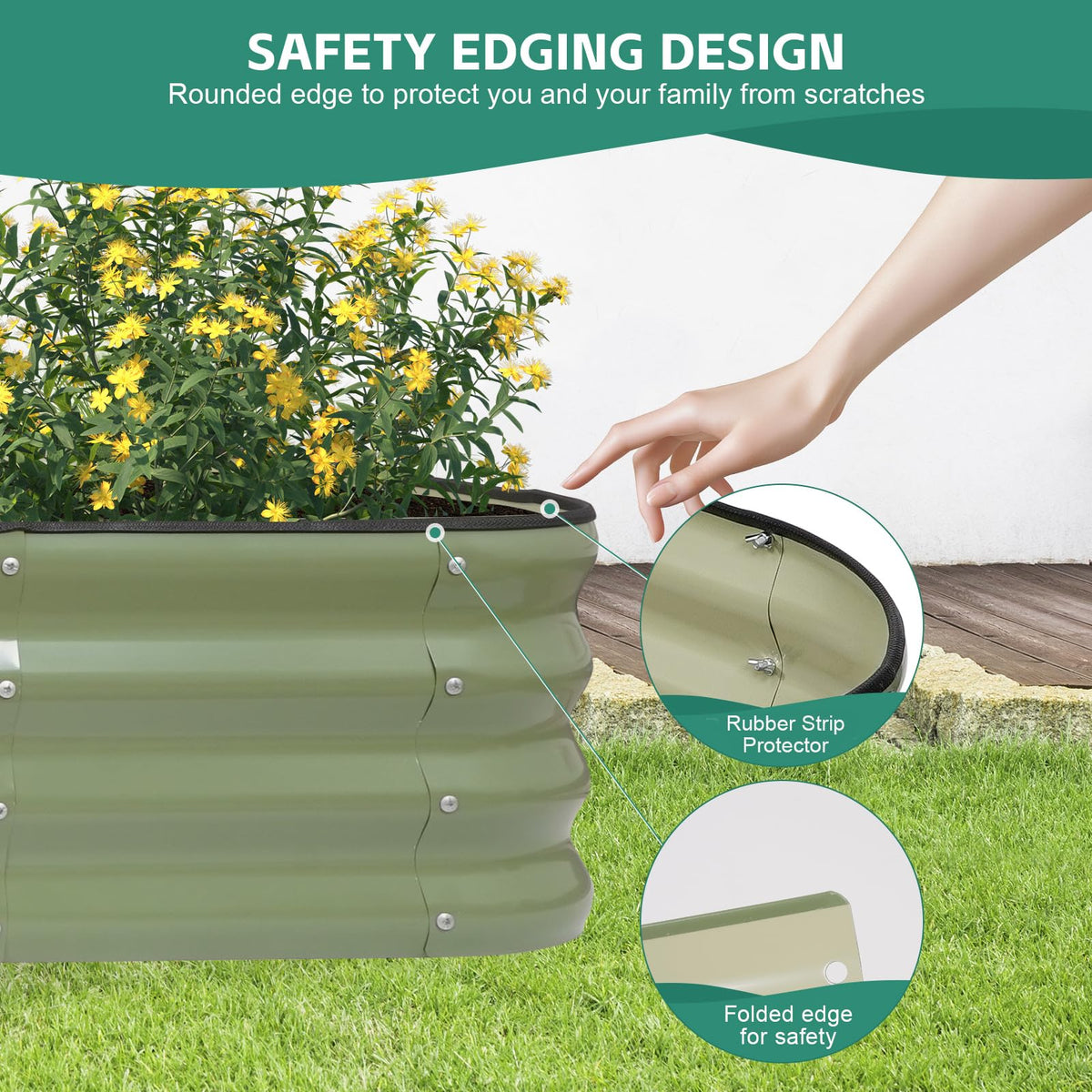 BIRDSINYARD open-bottom design promotes drainage and healthy roots