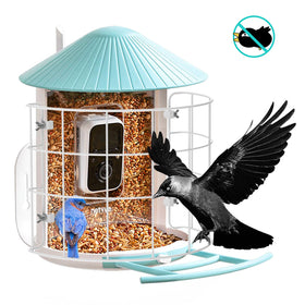 Birdfy Shield grid design deters visitors while saving seed