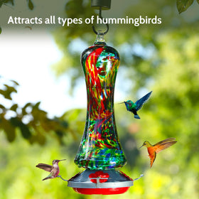 Birdkiss cleaning brush included for easy maintenance of feeder ports