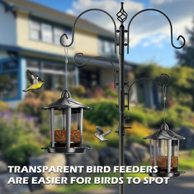 Birdream feeders offer a cleaner feeding space in warm weather