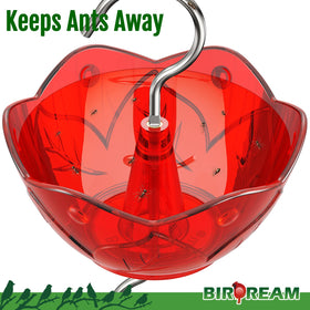 Easy 4 pack assembly for quick setup on outdoor feeders.
