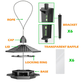 Birdream easy-installation steps illustrate quick setup for homeowners.