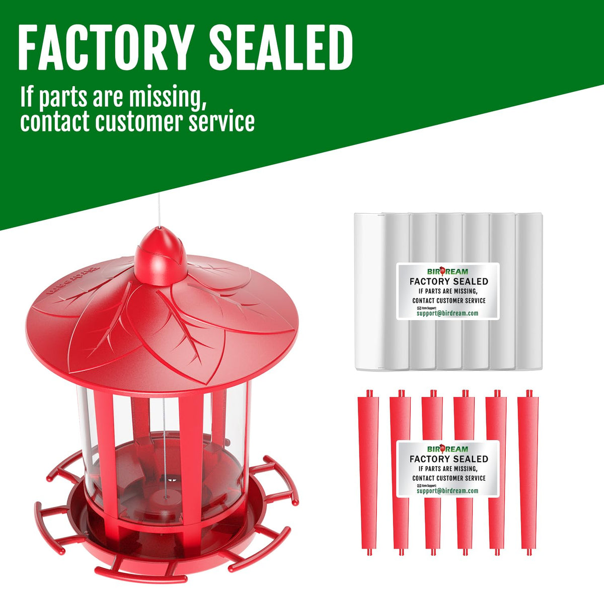 Birdream Bird Feeders in your garden for effortless refilling.