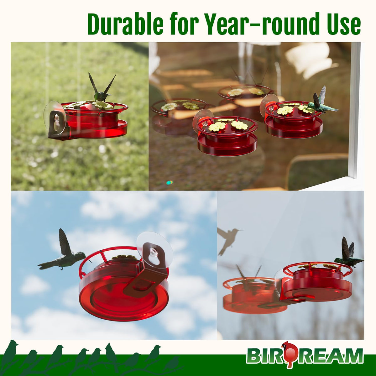 Two-pack Birdream feeders offering value and backup for birdwatching.