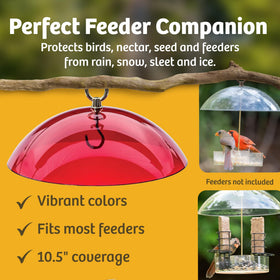 Birds Choice chrome-hanger and hook simplify installation on hanging feeders