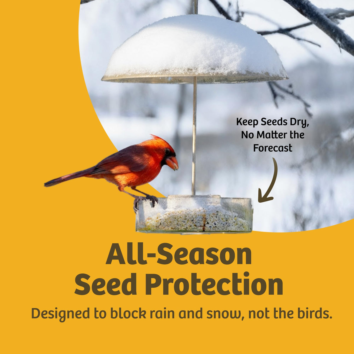Birds Choice Dome Installation simplifies setup for hanging feeders.
