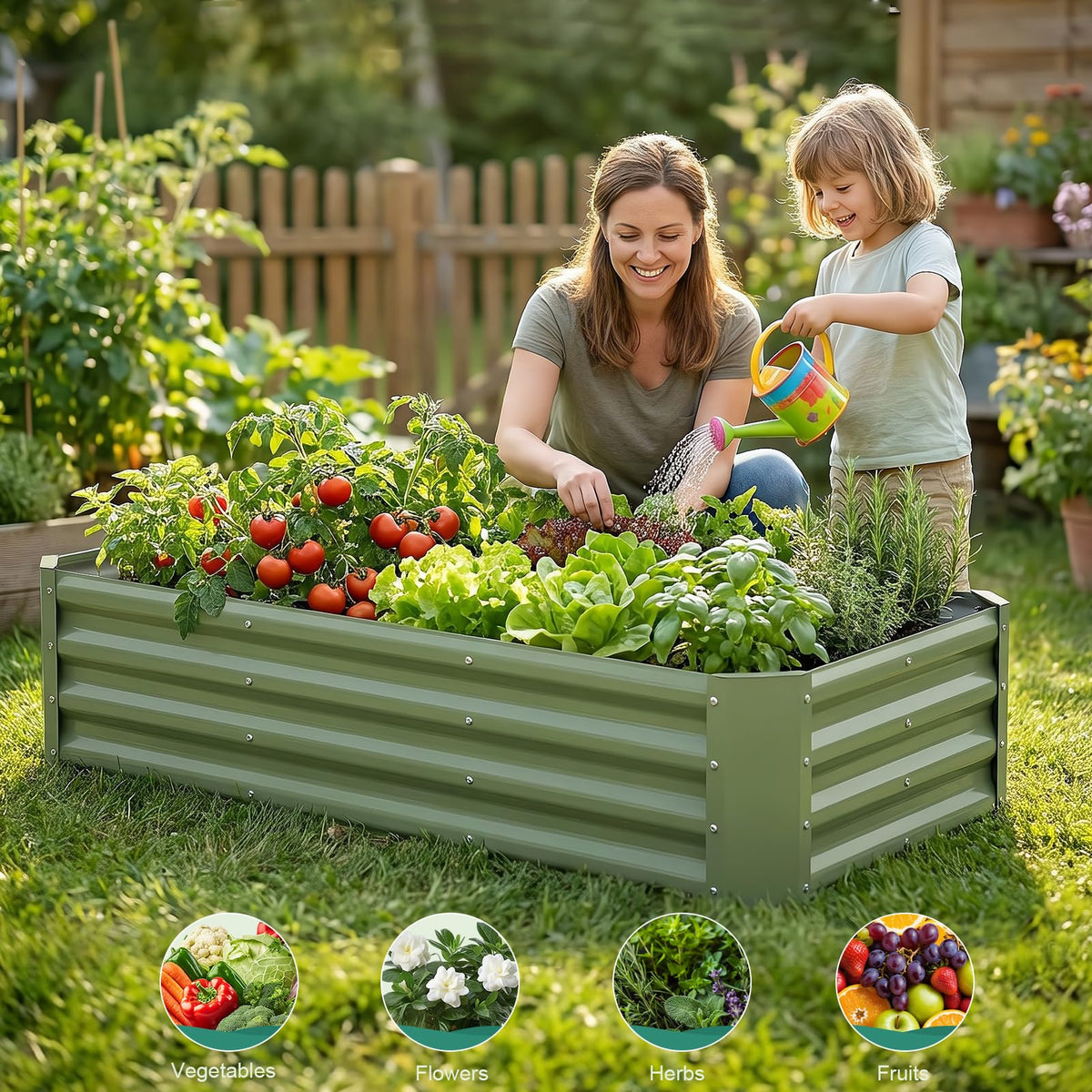 Easy-assembly kit for the BIRDSINYARD bed with included tools.