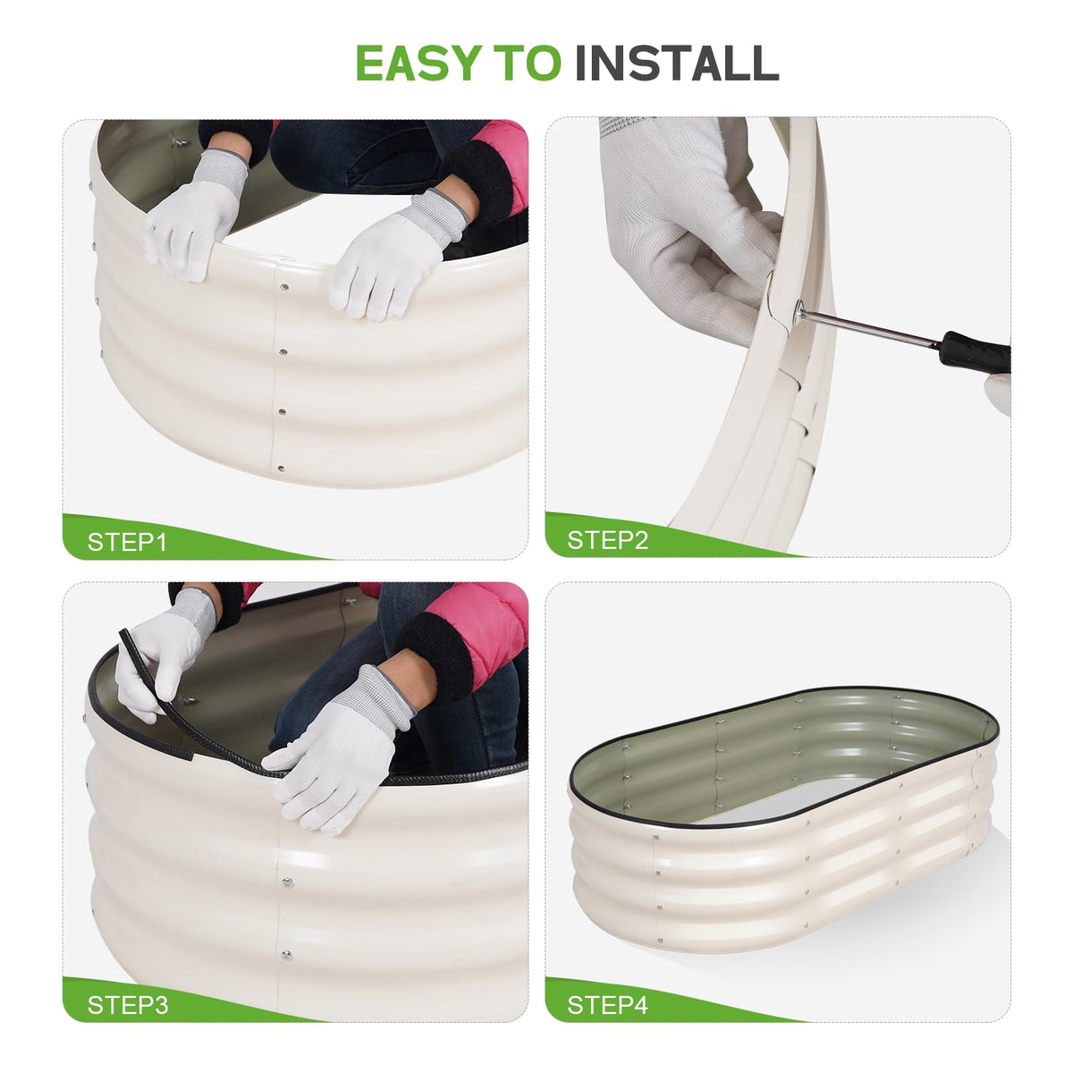 BIRDSINYARD multi-size range option highlights flexible planting space.