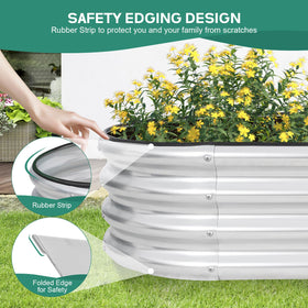Birdsinyard safety edging with rubber top to prevent injuries