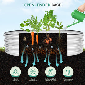Birdsinyard versatile sizes in multiple dimensions for vegetables, fruits, and flowers