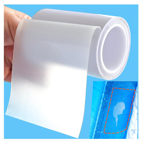 Birllaid inflatable patch roll applied to a tear on a bounce house for durable repair