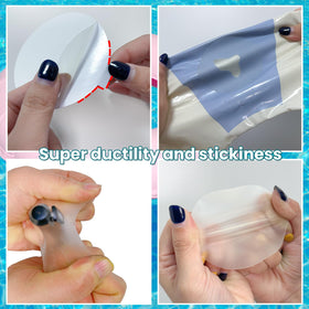 Birllaid inflatable pool patch applied for a long-lasting seal.