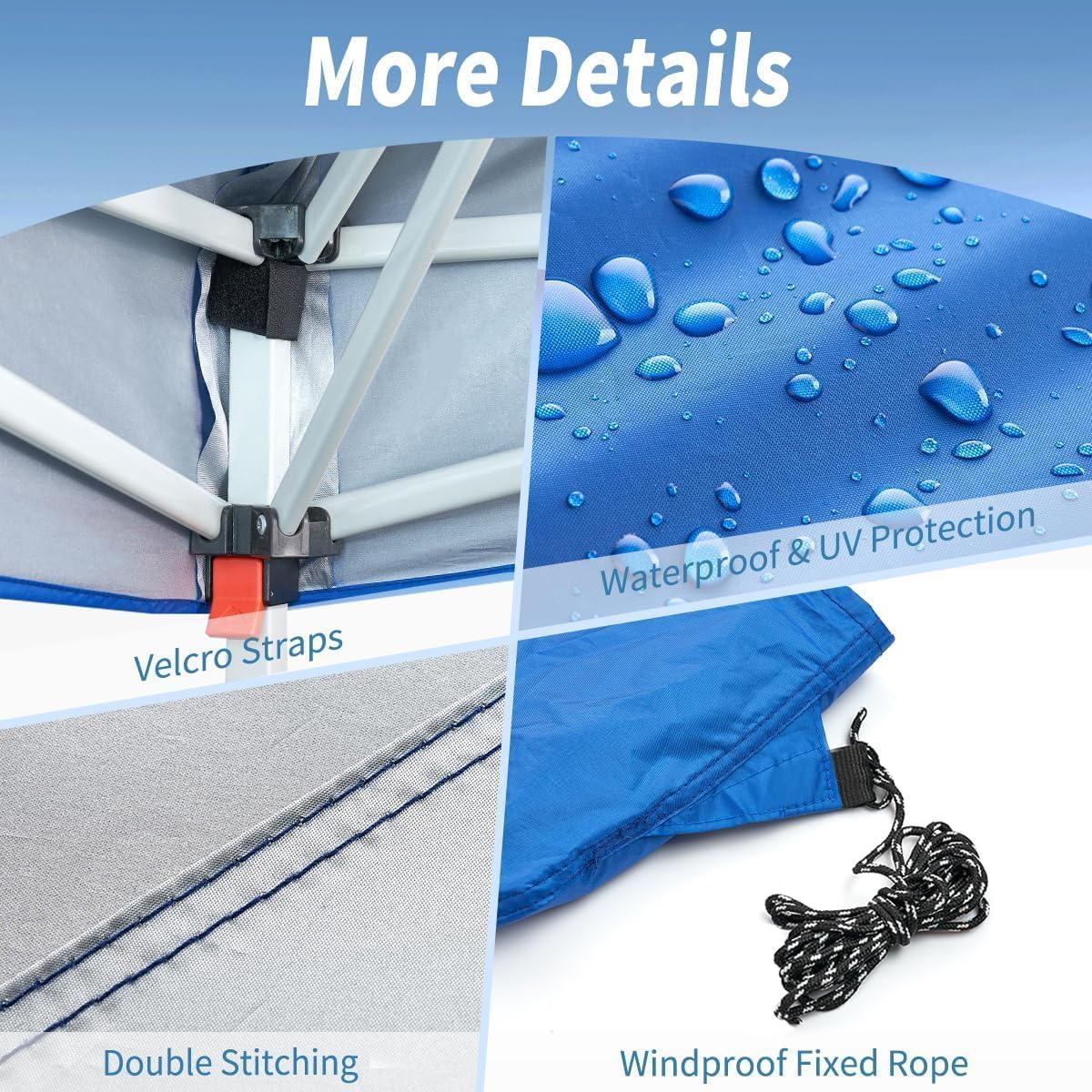 Birodeko 8x8 slant-leg canopy top fits many frames.
