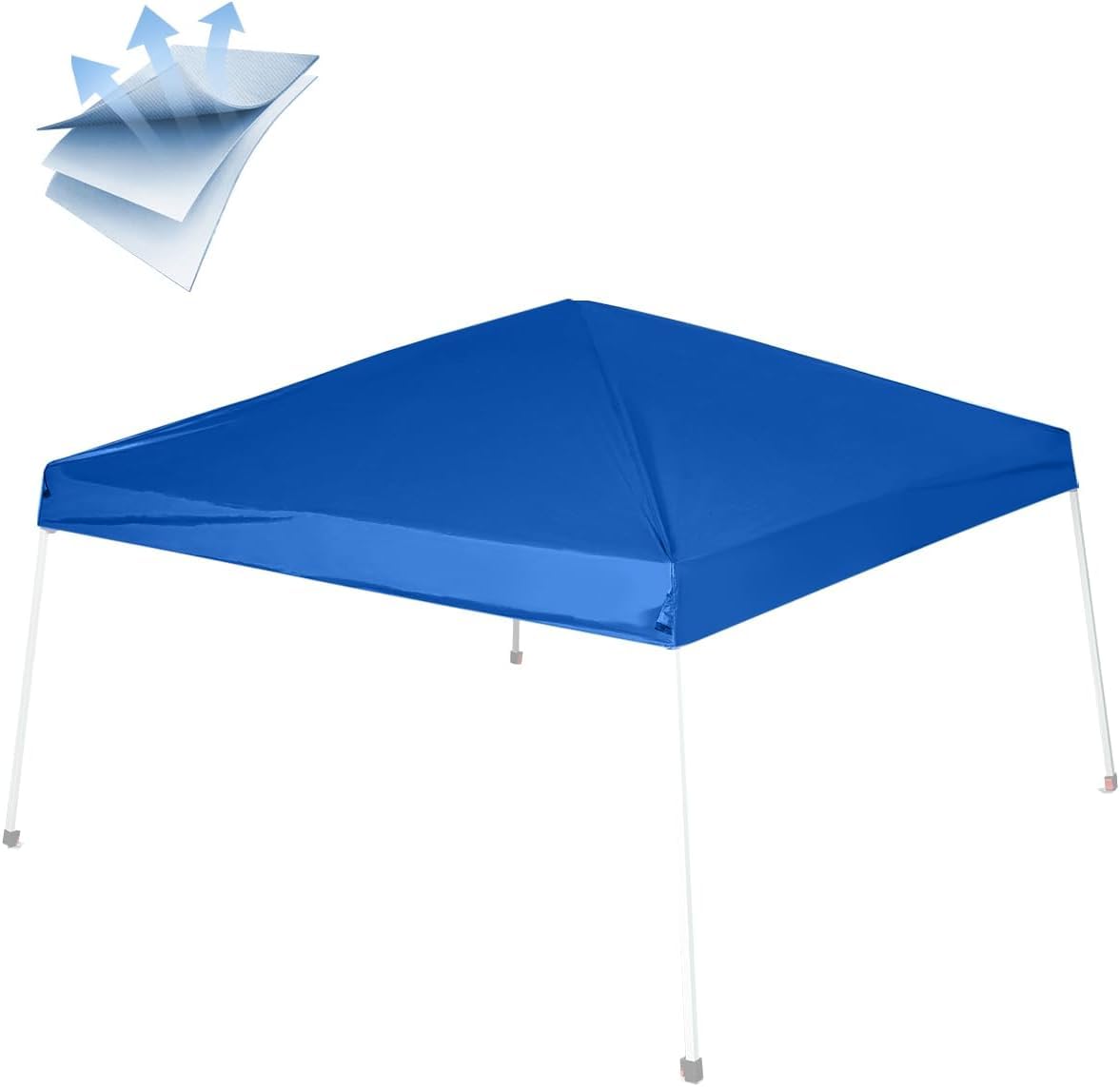 Birodeko slant-leg canopy top 8x8ft serves as a durable replacement.