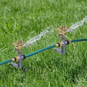 Biswing 360-degree coverage arc demonstrates full irrigation