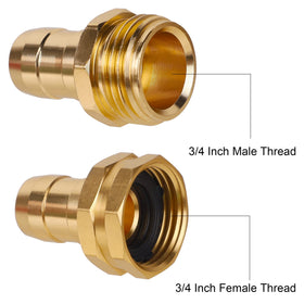 Biswing aluminum hose repair connectors with stainless clamps for durable connections