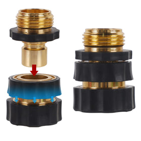 Biswing aluminum male quick connector durable and corrosion-resistant