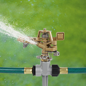 Biswing aluminum spike base allows quick, sturdy installation