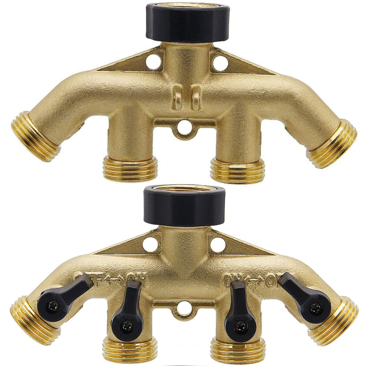 Biswing brass valve close-up highlighting tight closure and leak prevention
