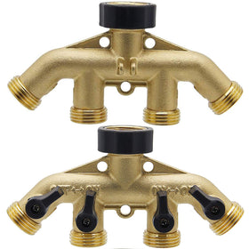Biswing brass valve close-up highlighting tight closure and leak prevention