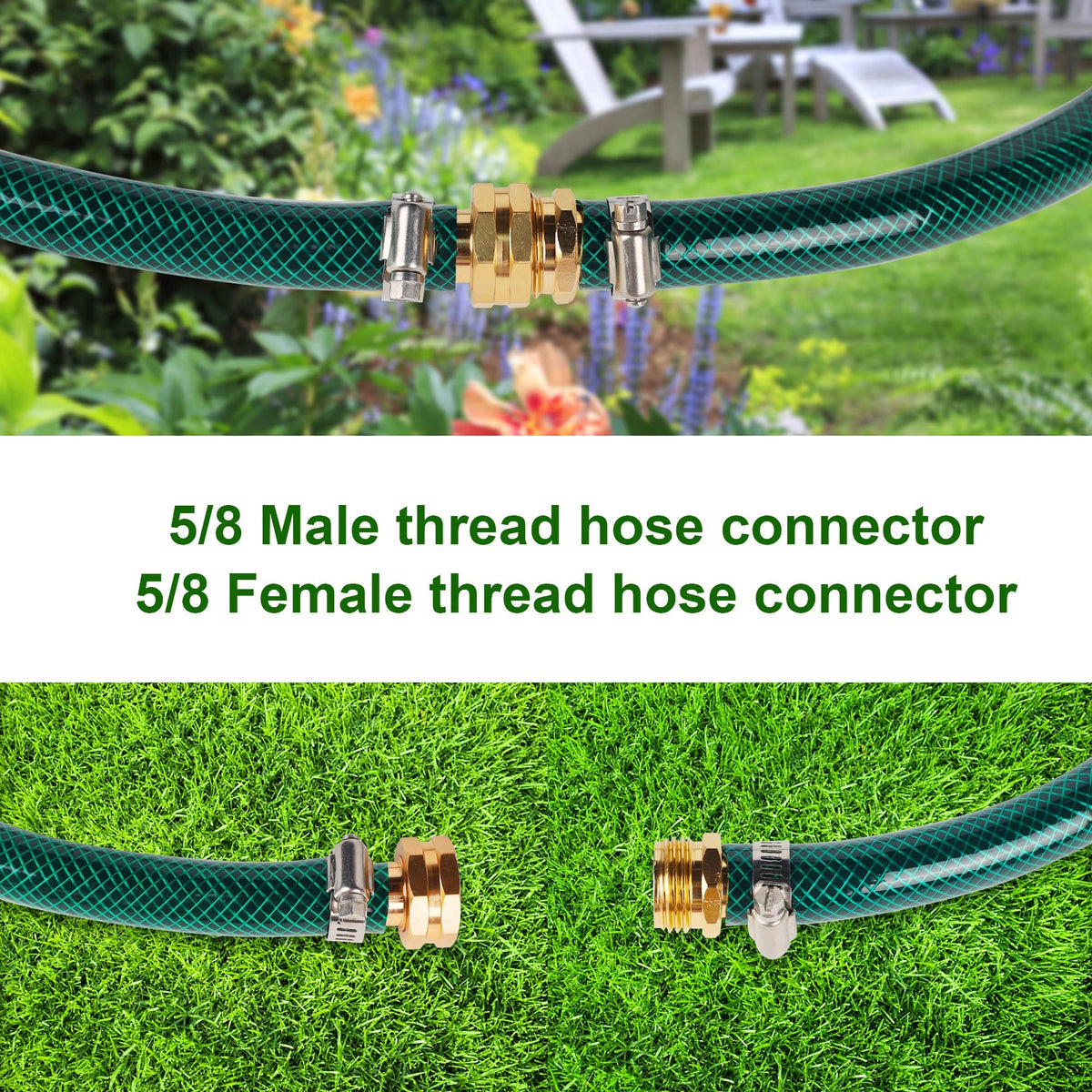 Biswing compatible with 3-4 inch fittings and 5-8 barb for versatile use.