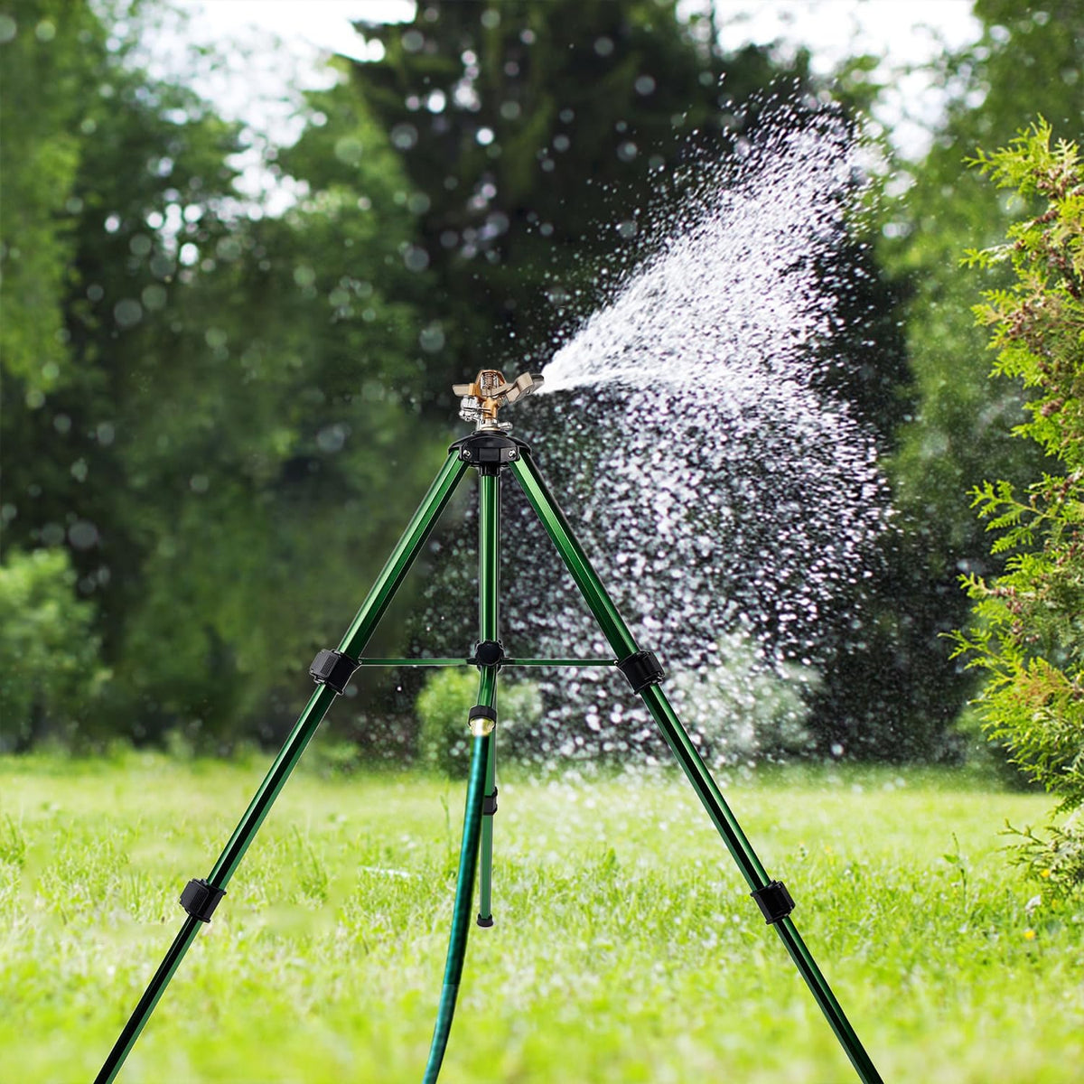 Biswing compatible with standard 3/4-inch fittings for easy hose setup.