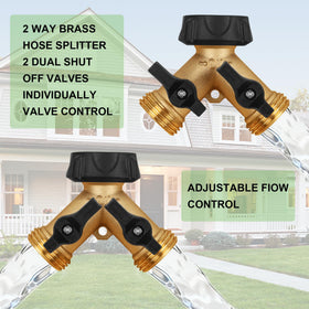 Biswing 3-4 inch threads fit most standard hoses securely.