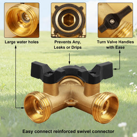 Biswing heavy brass splitter showing durable outdoor use.