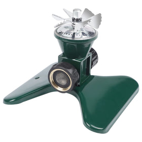 Biswing lawn sprinkler square metal construction shows durable, rust-resistant outdoor design