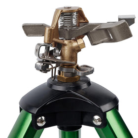 Biswing sprinkler suitable for lawn, patio, greenhouse irrigation and misting.
