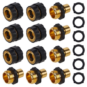 Biswing 3/4-inch quick connector set for fast hose assembly